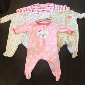 ❤️4 for $20❤️Set of 4 3M Footie Sleepers Magnetic!